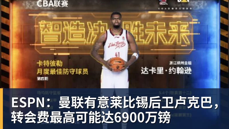 ESPN：曼联有意莱比锡后卫卢克巴，转会费最高可能达6900万镑